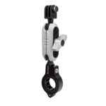 360° Rotatable Aluminium Bike Mount for GoPro & Action Cameras (Pro Clamp, Silver)